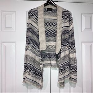 Absolutely Creative Worldwide XL Boho Open Front Drape Cardigan